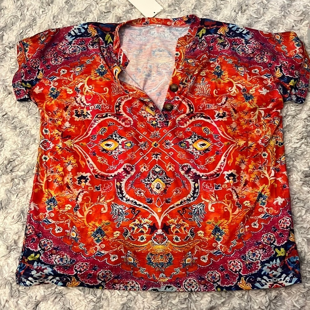 Boho T-shirt camisa